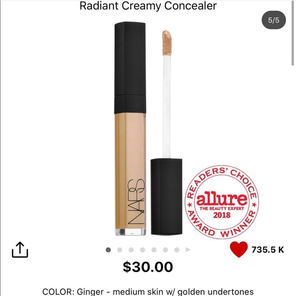 Nars creamy radiant concealer